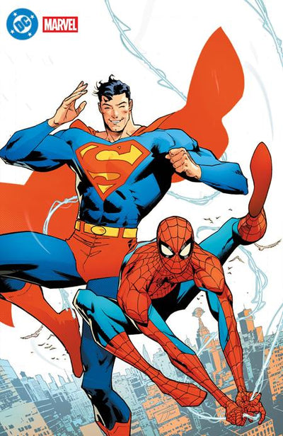 DC MARVEL SUPERMAN SPIDER-MAN #1 (ONE SHOT) CVR Y JORGE JIMENEZ FOIL VAR