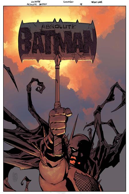 ABSOLUTE BATMAN #18 CVR D GIUSEPPE CAMUNCOLI CARD STOCK VAR