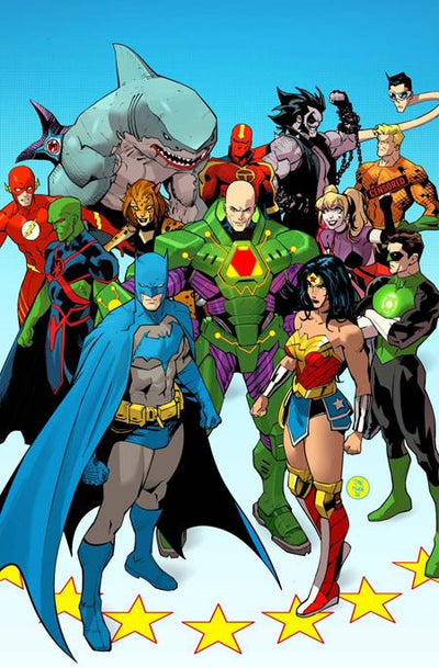 JUSTICE LEAGUE UNLIMITED - CVR A DAN MORA #17