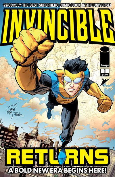INVINCIBLE RETURNS FACSIMILE EDITION - CVR B ERIK LARSEN & RYAN OTTLEY VAR #1