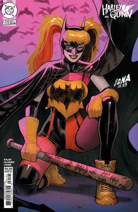 HARLEY QUINN #61 CVR B DAVID NAKAYAMA CARD STOCK VAR