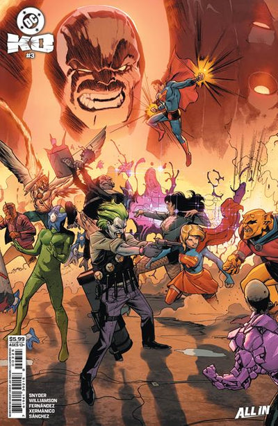 DC K.O. #3 (OF 5) Second Printing Cvr B Javier Fernandez Connecting Card Stock Var