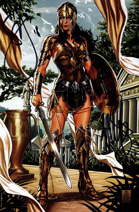 DF JUSTICE LEAGUE #1 CSA EXCLUSIVE VIRGIN VARIANT SIGNED BY SCOTT SNYDER AND MARK BROOKS - #1