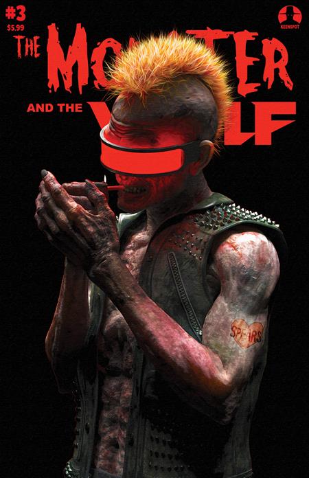 MARK SPEARS MONSTERS: THE MONSTER & THE WOLF - CVR D MARK SPEARS PUNK VAR #3