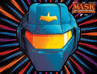MASK #1 CVR Q PYE PARR & LUKE PREECE & ANDRES JUAREZ DIE CUT FOIL MASK VAR