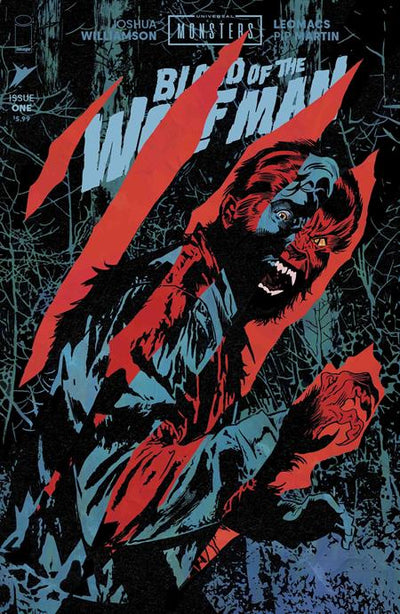 UNIVERSAL MONSTERS BLOOD OF THE WOLF MAN #1 (OF 4) CVR I MICHAEL WALSH DIE CUT FOIL REVEAL VAR