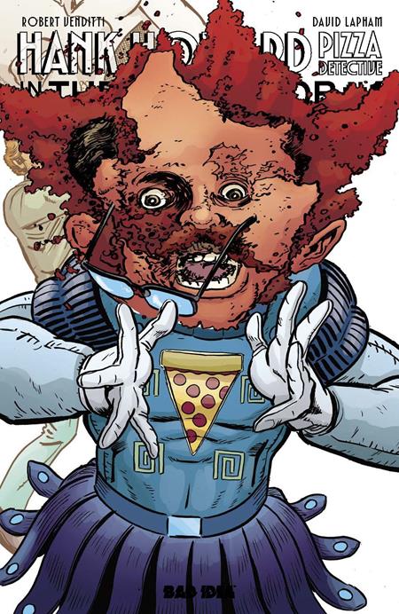 HANK HOWARD, PIZZA DETECTIVE THE INSIDE JOB #1 (ONE SHOT) CVR B DAVID LAPHAM CRONENBERG HOMAGE VAR