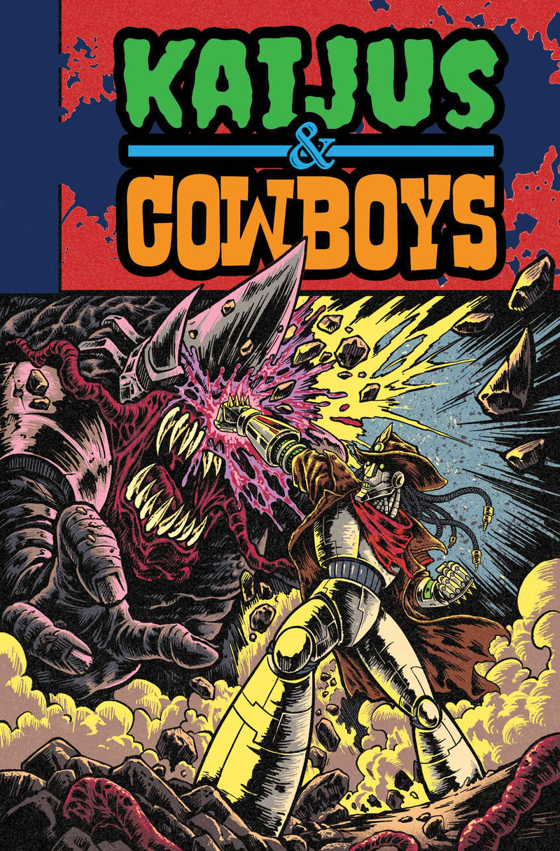 Kaijus & Cowboys #1 (of 12) Cover B Ferxpain EC Comics Homage Variant (Massive Publishing, 2026)