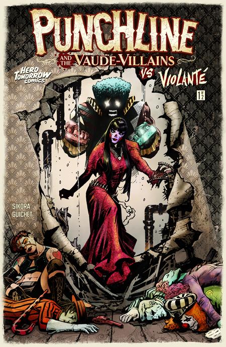 Punchline and the Vaude-villains vs Violante #1 (Of 2) Cover A Yvel Guichet (Asylum Press, 2026)