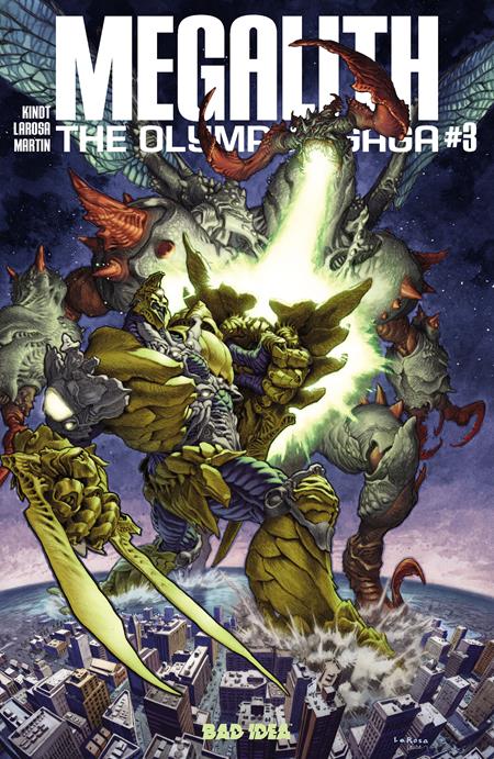 Olympus Saga Megalith #3 (of 3) Cover A Lewis Larosa (Bad Idea, 2026)