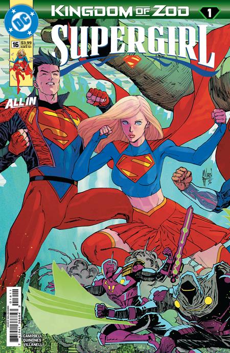 Supergirl #16 Cover A Guillem March Connecting (Kingdom of Zod) (DC Comics, 2026)