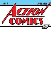 Action Comics #1 Facsimile Edition Cover B Blank Card Stock Var (2026) (DC Comics, 2026)