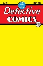 Detective Comics #27 Facsimile Edition Cover C Blank Card Stock Var (2026) (DC Comics, 2026)
