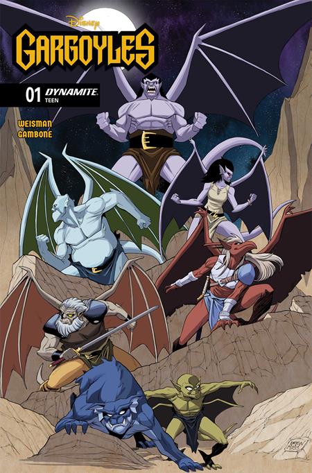 Gargoyles (2026) #1 Cover B Drew Moss Variant (Dynamite Entertainment, 2026)