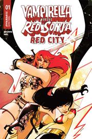 Vampirella Vs Red Sonja Red City #1 Cover A Sebastian Piriz (Dynamite Entertainment, 2026)