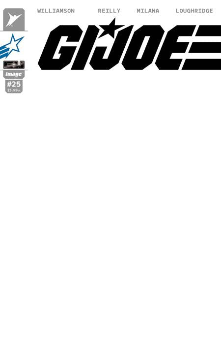 Gi Joe #25 Cover G Blank Sketch Joe Variant (Image Comics, 2026)