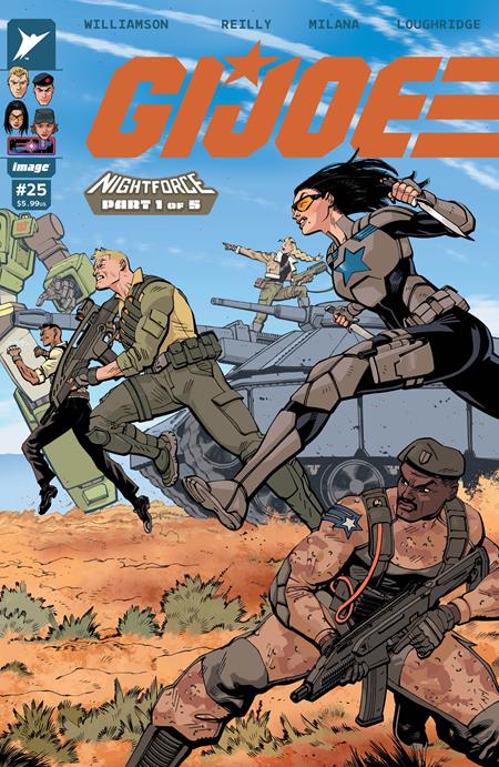 Gi Joe #25 Cover I Tom Reilly Wraparound Foil Variant (Image Comics, 2026)