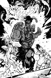 DO A Powerbomb Black And White #2 (Of 3) Cover C Daniel Warren Johnson Action Var (Image Comics, 2026)