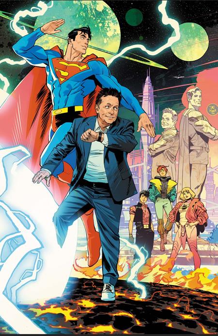 Legion of Super-heroes #1 Cover H Dan Mora Michael J Fox Cameo Card Stock Variant (DC Comics, 2026)