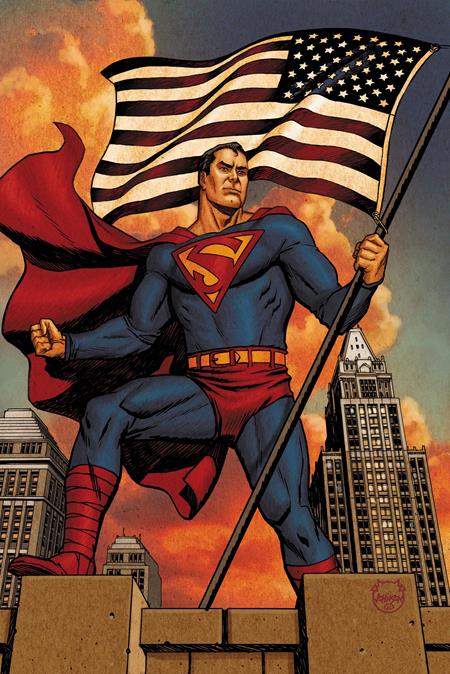 Superman the Stranger #1 (OF 6) Cover B Dave Johnson Card Stock Variant (MR) (DC Comics, 2026)