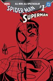 DF Marvel/Dc Spiderman/Superman #1 Red Blank Variant Signed And Remarked BY Ken Haeser With A Spiderman/Superman Sketch (Dynamite Entertainment, 2026)