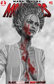 Mark Spears Monsters #1 7TH Ptg Black White & Dead Edition Cover B Mark Spears The Crimson Bride Var (Ex Posse Holdings, 2026)