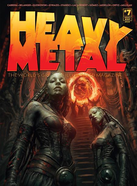 Heavy Metal Magazine #7 Cover A Carlos Cabrera (Massive Publishing, 2026)