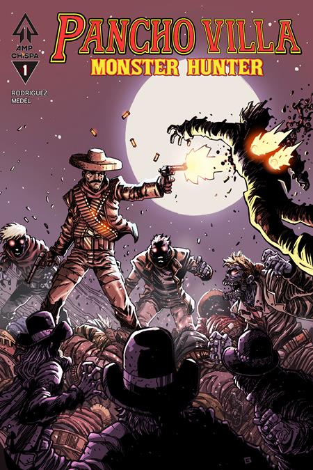 Pancho Villa Monster Hunter #1 (OF 3) Cover B Guillermo Villarreal Variant (Massive Publishing, 2026)