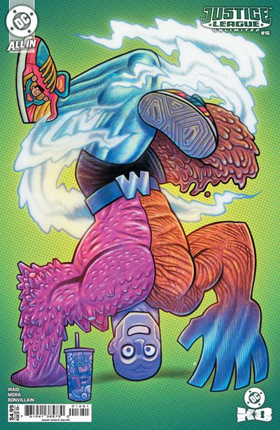 JUSTICE LEAGUE UNLIMITED 6 CVR D DAN HIPP CARD STOCK VAR (DC K.O.) #16