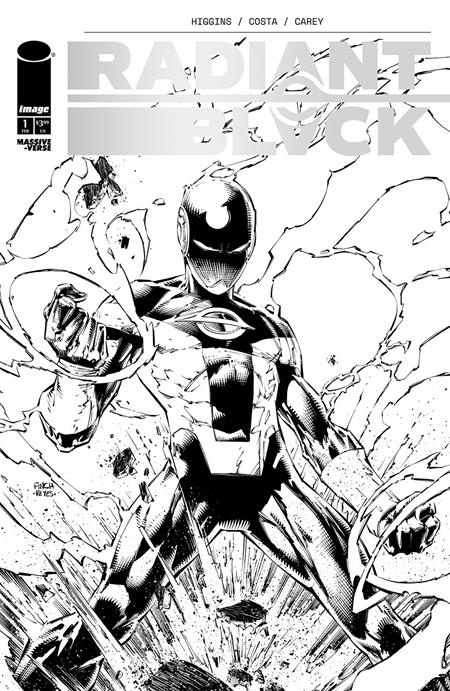 RADIANT BLACK AND WHITE CVR A DAVID FINCH #1