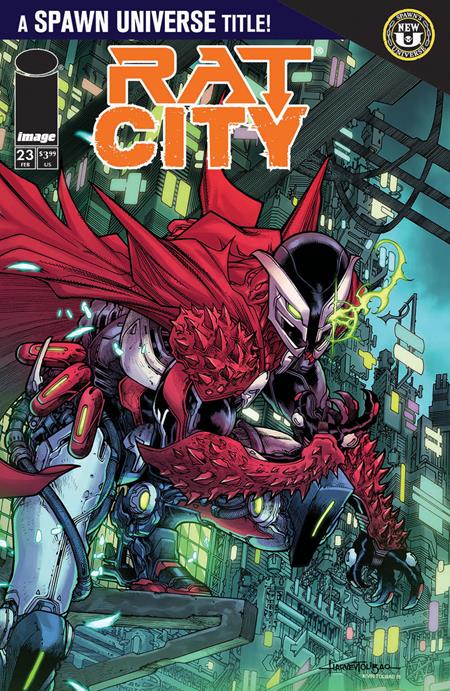 SPAWN RAT CITY CVR A HARVEY TOLIBAO #23
