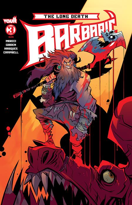 BARBARIC THE LONG DEATH CVR B BRETT BEAN VAR #3