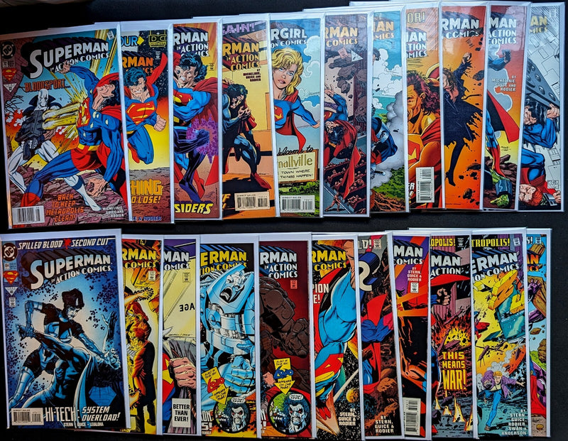 Action Comics Superman DC Modern Comic Lot #0 692-724 726-727 733 Annual 6-7