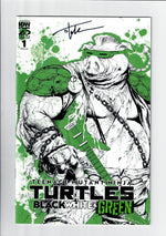 Teenage Mutant Ninja Turtles: Black, White & Green Bebop Signed Tyler Kirkham