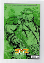 Teenage Mutant Ninja Turtles: Black, White & Green Bebop Signed Tyler Kirkham