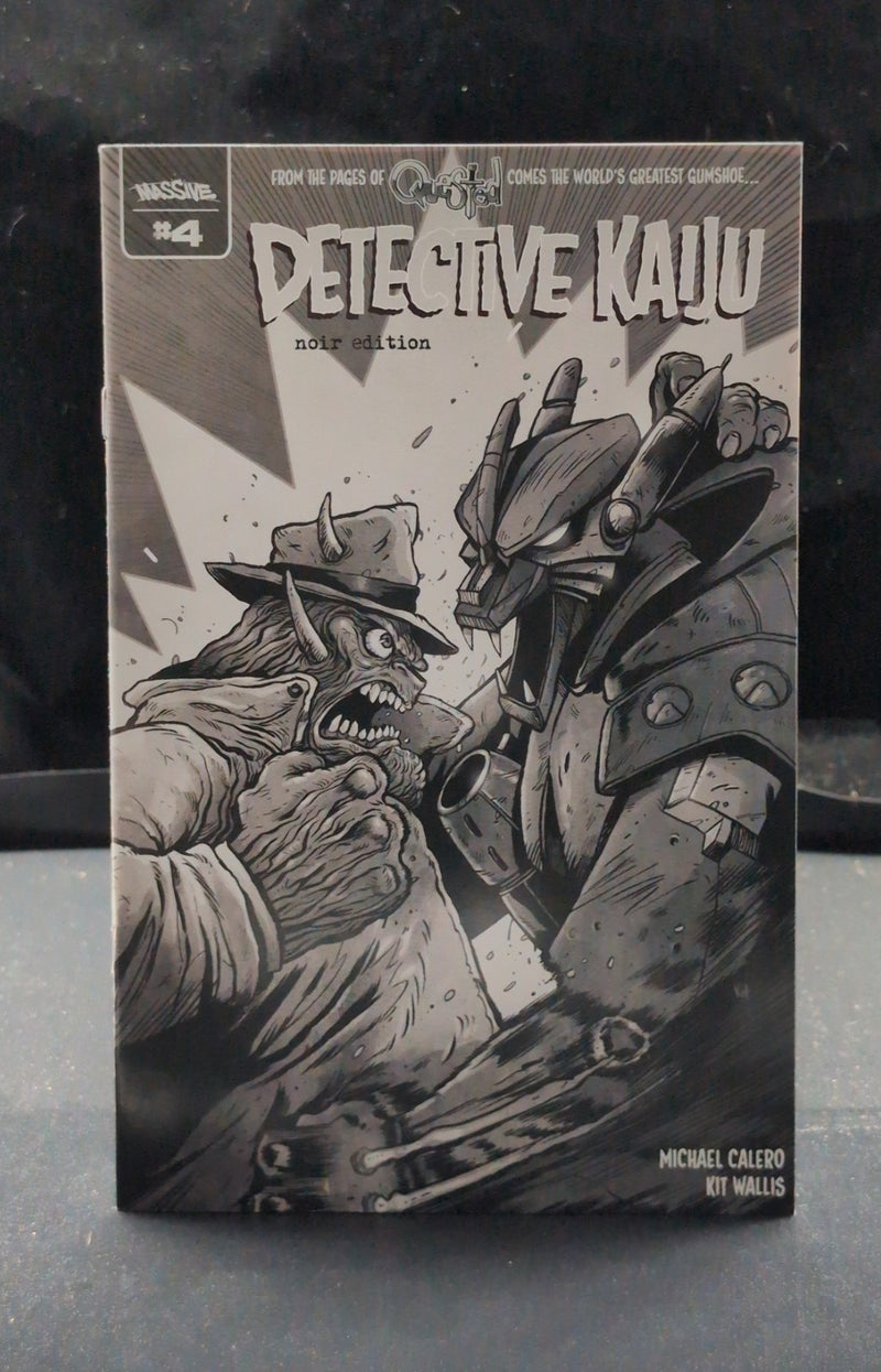 Detective Kaiju #4C Kit Wallis Noir Variant 2025