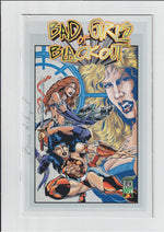 Bad Girls of Blackout #1B 1995 Signed Brock Hor & Bonus Wizard Bad Girl Poster