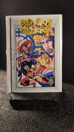 Bad Girls of Blackout #1B 1995 Signed Brock Hor & Bonus Wizard Bad Girl Poster