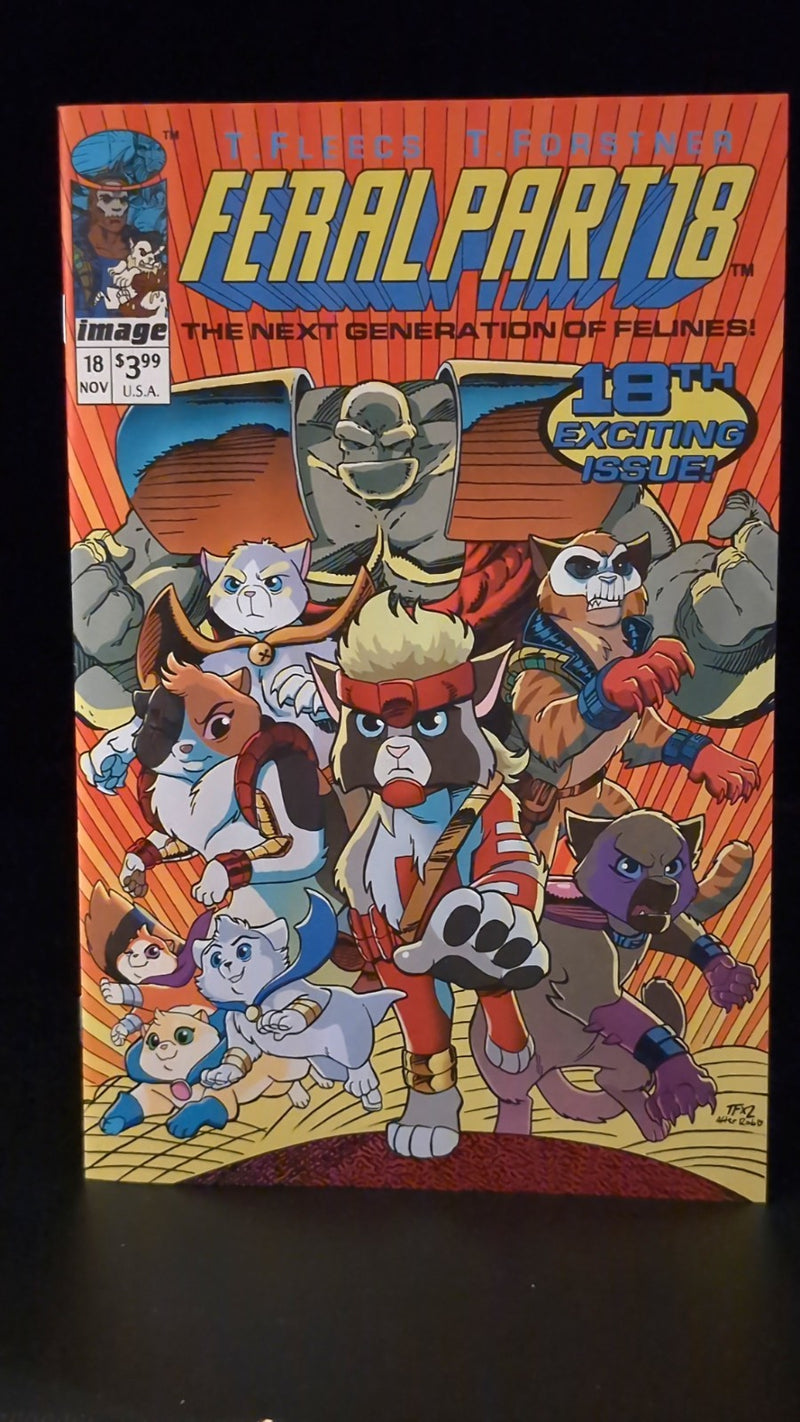 Feral #18D - Tony Fleecs & Trish Forstner Youngblood Team-Up Variant