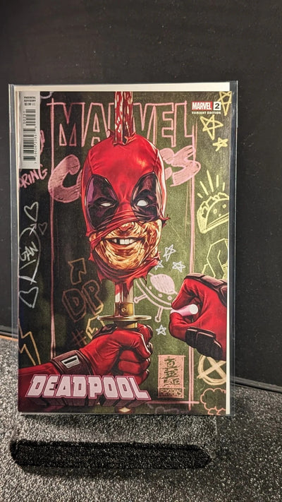 Deadpool #2 Mark Brooks Deadpool Head Variant 2024 Marvel Comics