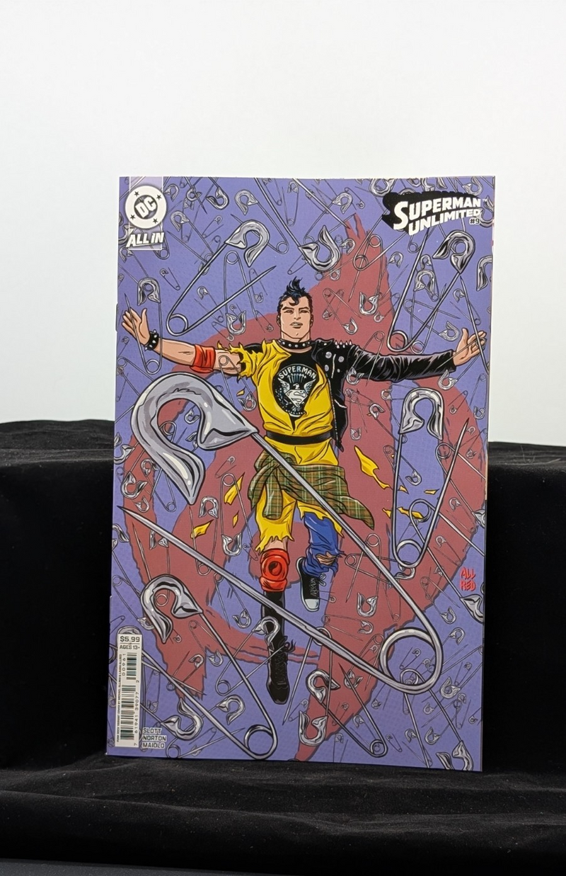Superman Unlimited #9F - Mike Allred Punk Rock Variant
