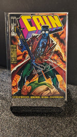 Cain #1-2 Harris Comics both Signed by Hannibal King Polybag w/Card 1993