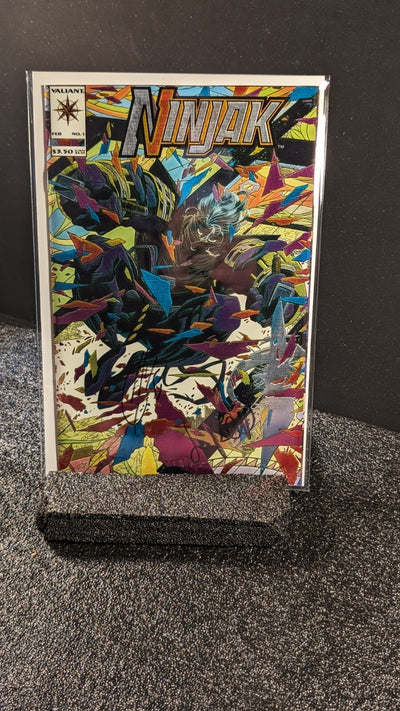 Ninjak #1 Valiant Comics 1994 signed by Joe Quesada Jimmy Palmiotti NM/M COA