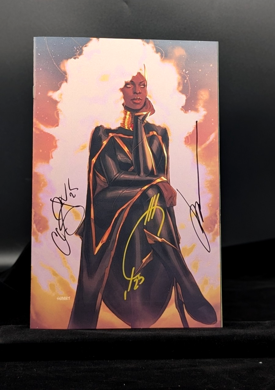 TRIPLE SIGNED! Marvel Knights: World to Come #1G Josh Swaby Virgin Variant 1:50