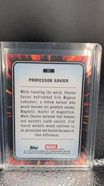 Topps Marvel Sapphire '25 Professor Xavier 08/50 Gold Sapphire Finish!