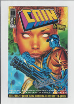 Cain #1-2 Harris Comics both Signed by Hannibal King Polybag w/Card 1993