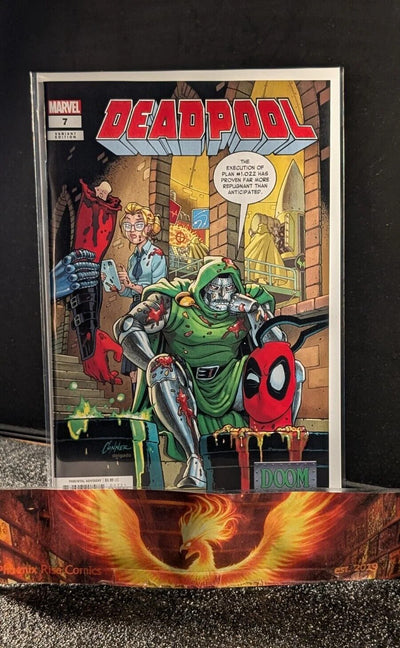 Deadpool #7B Amanda Conner Doom Variant 1st app of New Deadpool Ellie Camacho