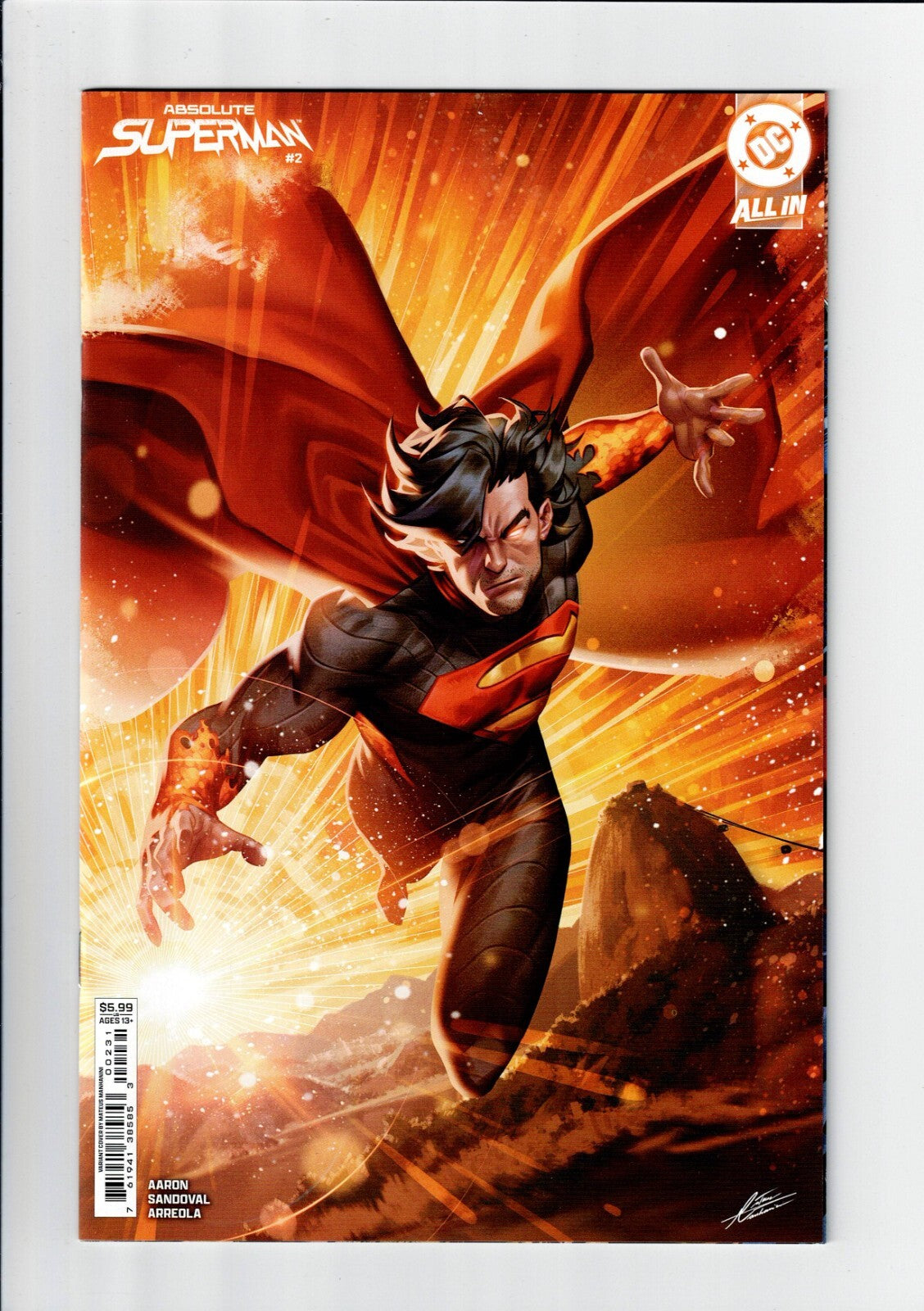 Absolute Superman 2C/F & 3B Variants! Jason Aaron 2024 DC