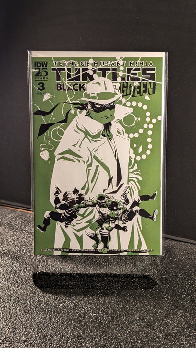 Teenage Mutant Ninja Turtles Black White & Green #1 Riley Rossmo Variant 2024