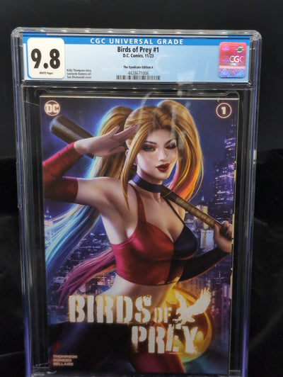 Birds of Prey #1I CGC 9.8 Harley Cover Sun Khamunaki Exclusive Variant